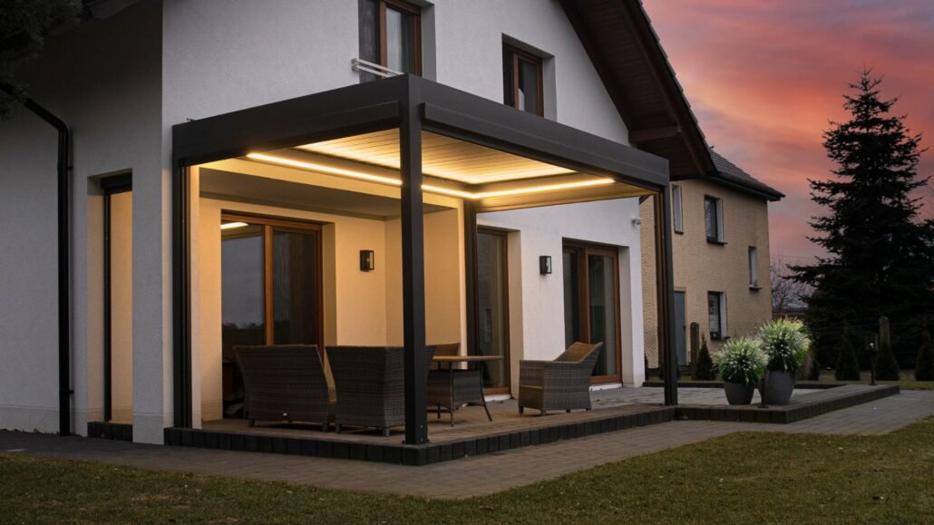 Pergola Bioclimatică cu Lamele Rotative 6